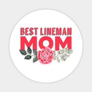 Best Lineman Mom (Bright) Magnet